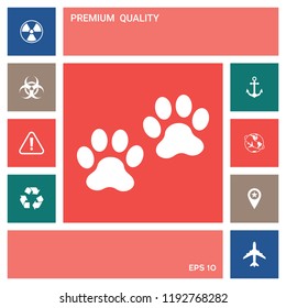 Paws icon symbol