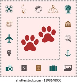 Paws icon symbol