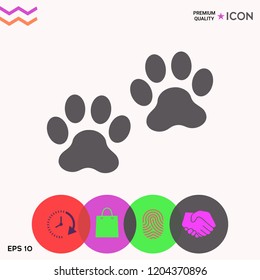 Paws icon symbol