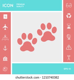 Paws icon symbol