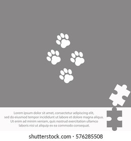 Paws  icon Vector design.