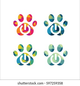 Paws Logo Set