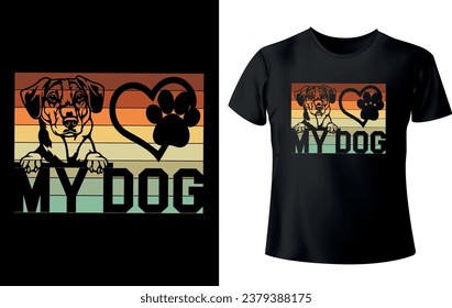 La camiseta "Paws of Love" es un tributo conmovedor a la lealtad inquebrantable, el afecto sin límites y la comunicación tácita que compartimos con nuestros queridos perros. Este diseño encarna el amor y la