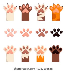 Paws Pets Copy Space Background Cute Stock Vector (Royalty Free) 1067196638