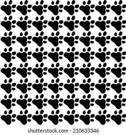 paws print. vector illustration