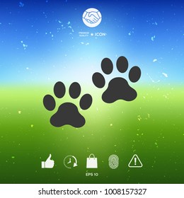 Paws symbol icon