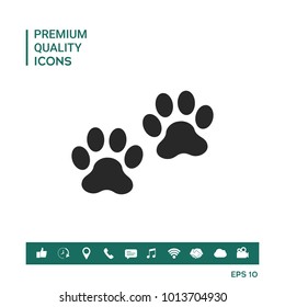 Paws symbol icon
