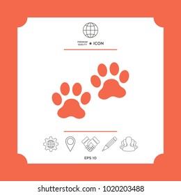 Paws symbol icon