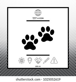 Paws symbol icon
