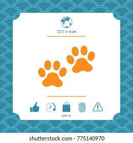 Paws symbol icon