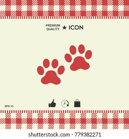 Paws symbol icon