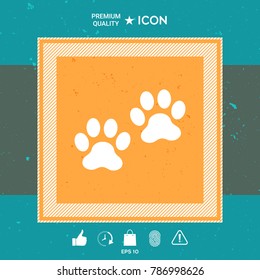 Paws symbol icon