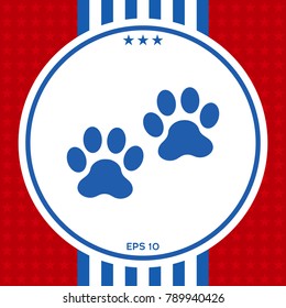 Paws symbol icon