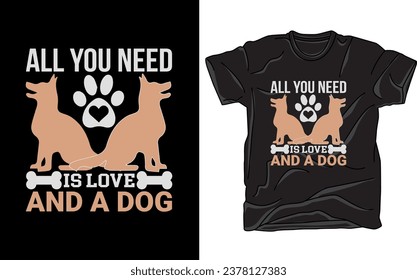 The "Pawsitively Adorable" t-shirt is a delightful tribute to the canine companions who make our lives brighter and more joyful. This charming design is perfect for anyone who considers themselves a d