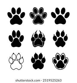 Pawsome Prints A Collection of Modern Paw Print Designs