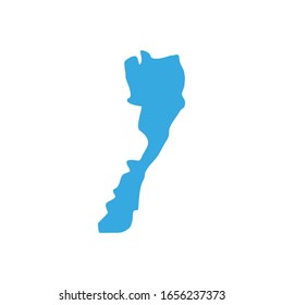 paxhuap khiri khan region map in country of thailand
