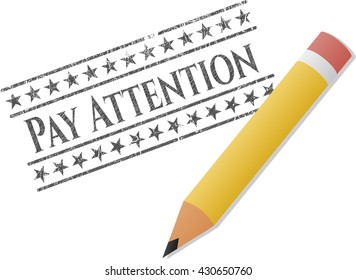 Pay Attention pencil effect