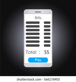 Pay bills illustration 