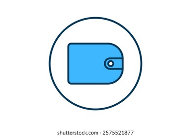 Pay Button icon. icon related to Payment. suitable for web site, app, user interfaces, printable etc. flat line icon style. simple vector design editable