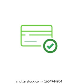 Pay check logo template vector icon design