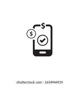 Pay check logo template vector icon design