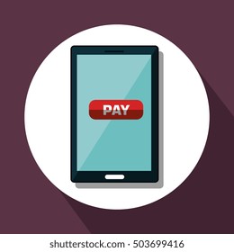 pay and commerce on line with smartphone