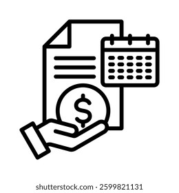 Pay Day Icon Element for Design