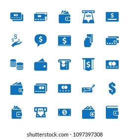 Pay icon. collection of 25 pay filled icons such as credit card, wallet, atm money withdraw, money, dollar, wallet. editable pay icons for web and mobile.