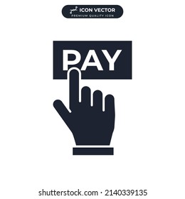 Pay Icon Symbol Template Graphic Web Stock Vector (Royalty Free ...