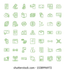 pay icons. Editable 49 pay icons. Included icons such as Credit card, Payment, Atm, Exchange, Viral marketing, Discount voucher, Card, Receipt, Money. pay trendy icons for web.