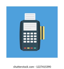 pay machine   credit   receipt  