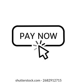 Icono de pago ahora en estilo plano y cursor de flecha