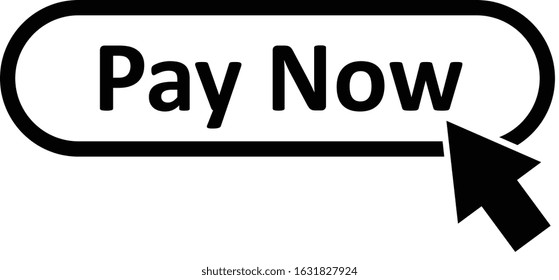 pay now icon on white background. flat style. pay now button for your web site design, logo, app, UI. pay now symbol.
