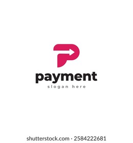 Pay now logo set with single arrow design, e-commerce concept, fast online payments and crypto wallet