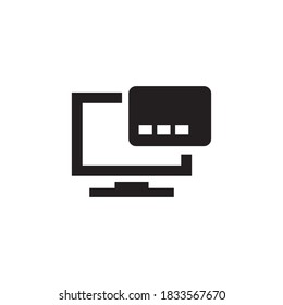 pay online vector icon design template
