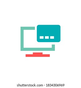 plantilla de diseño de iconos de vector en línea