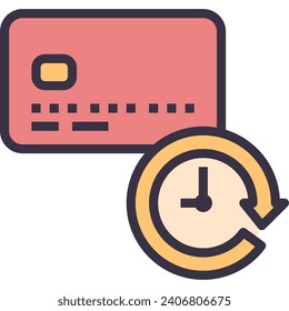 pay outline style icon for ui, ux, web, app, brochure, flyer and presentation design, etc.