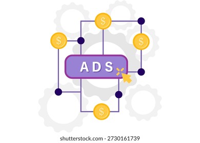 pay per click, ad button