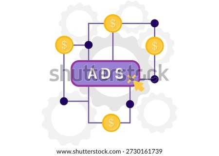 pay per click, ad button