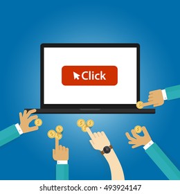pay per click ads bidding auction buying traffics website PPC advertising