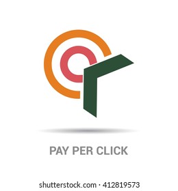 Pay per click concept  icon