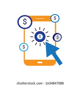 Pay per click concept vector illustration