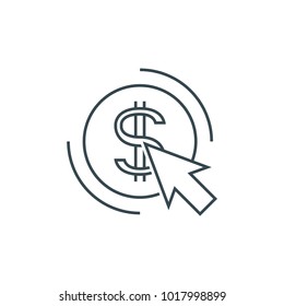 pay per click icon