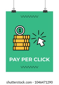 pay per click icon