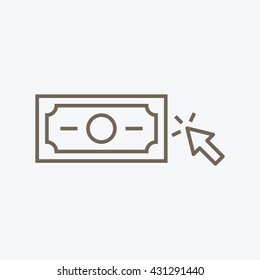 pay per click icon
