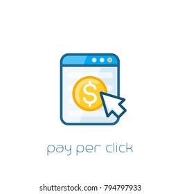 pay per click icon