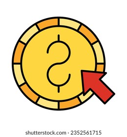 Pay Per Click Icon Design For Personal And Commercial Use