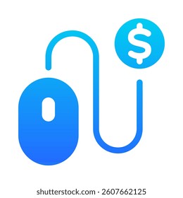 Pay Per Click Icon Element for Design