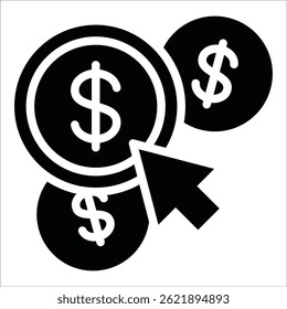 Elemento De Icono De Pago Por Hacer clic Para Diseño