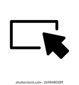 Pay Per Click Icon Vector Symbol Design Illustration